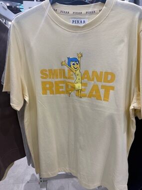 Women Yellow INSIDE OUT JOY Character Tee